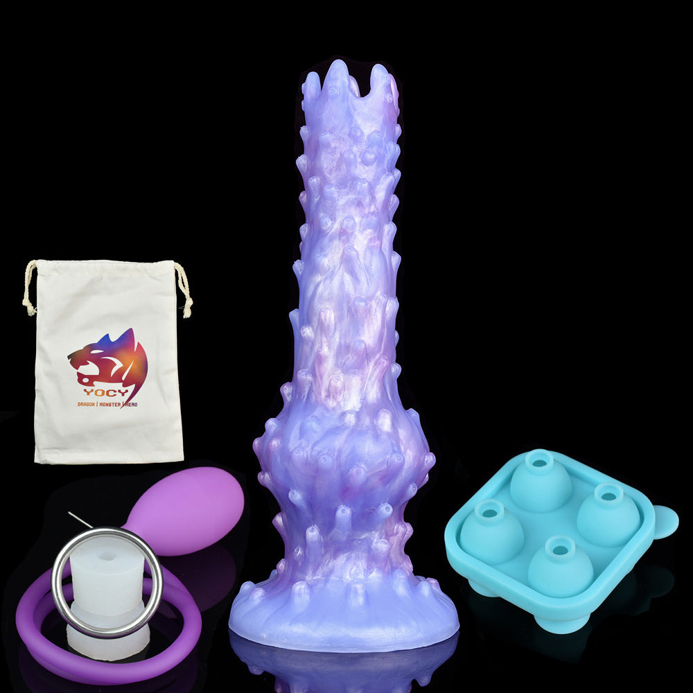 Powered Egg Laying Ovipositor-1 Green Mold Gelatin Jelly Egg + Purple Air Bulb Pump + Storage Bag