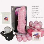 8 Inch 5 Eggs Ovipositor Knotted Dildo - Alien Fantasy