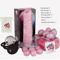 8 Inch 5 Eggs Ovipositor Knotted Dildo - Alien Fantasy