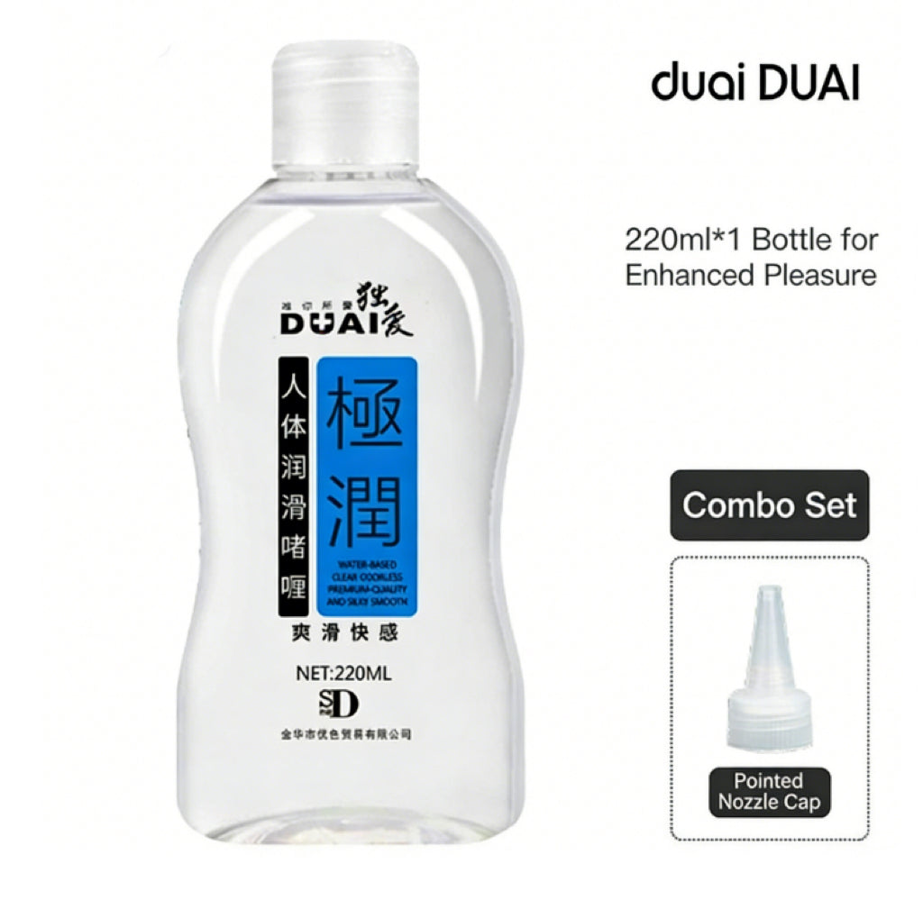  Water-Based Warming and Cooling  Lubricant 220ml bottle for couples, enhancing pleasure and intimacy.