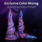 Tentacle fantasy dildo mixed color variation graphic