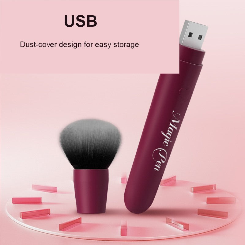 Usb Rechargeable Makeup Brush Rabbit Vibrator