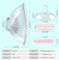 Breast & Clitoral Massager with Vibrating Egg
