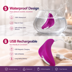Wearable Clitoral Vibrator, 8 Modes, Waterproof - Better Than Chocolate 2