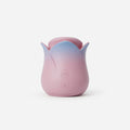 Pink Blue Rose Heated Tongue Clit Vibrator - External Use