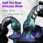 Flexible silicone body bending with wide suction cup base