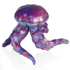 Jellyfish tentacle silicone butt plug, angled product view