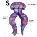 Small YX-GS312 jellyfish tentacle silicone butt plug size chart with US-first weight 10.5 oz / 298 g